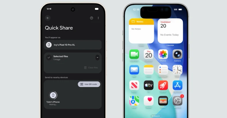 Google នាំយកភាពឆបគ្នា AirDrop ទៅកាន់ Quick Share របស់ Android ដោយប្រើប្រាស់ប្រព័ន្ធសុវត្ថិភាព Rust-Hardened