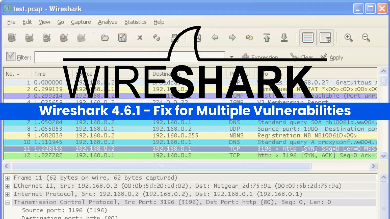 ចំណុចខ្សោយរបស់ Wireshark អនុញ្ញាតឱ្យអ្នកវាយប្រហារគាំងដោយការចាក់បញ្ចូលកញ្ចប់ព័ត៌មានដែលមានទម្រង់មិនត្រឹមត្រូវ