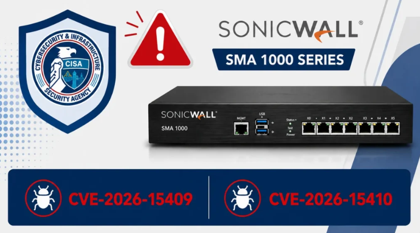 CISA ព្រមានអំពីចំណុចខ្សោយ SonicWall SMA1000