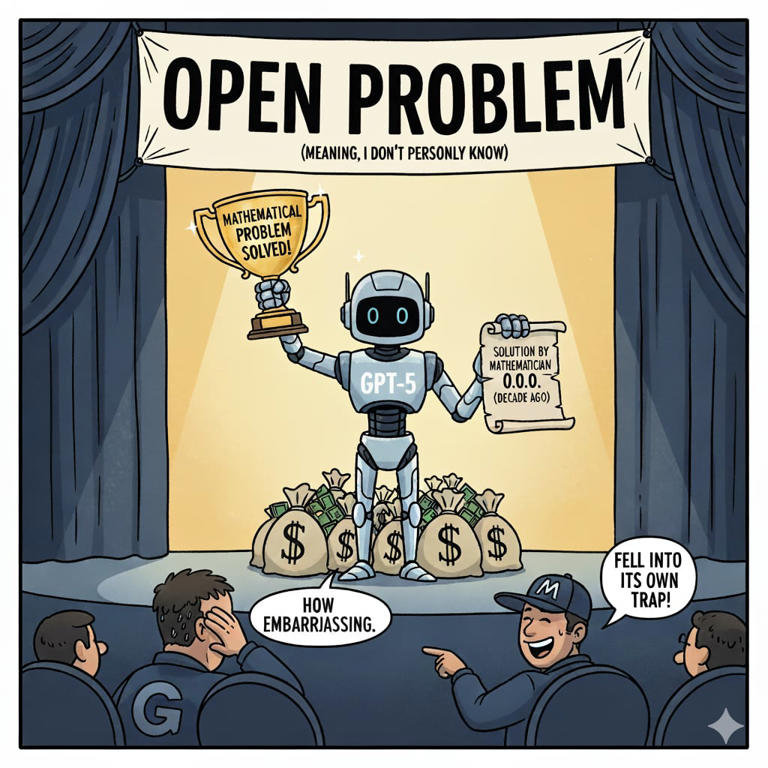 OpenAI Overstates ការទាមទារដោះស្រាយបញ្ហាគណិតវិទ្យារបស់ GPT-5